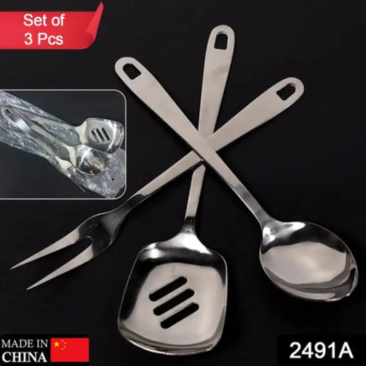 2491A SERVING SPOON SET COOKING SPOON SET HIGH... uploaded by DeoDap on 7/27/2023