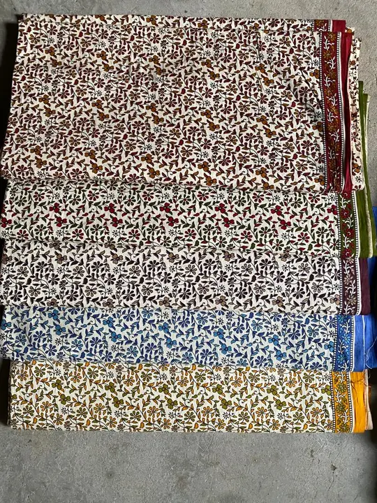 Jaipuri Design Cotton Suit Unstitched Fabric Set of 3 uploaded by Laven Exclusive on 7/27/2023