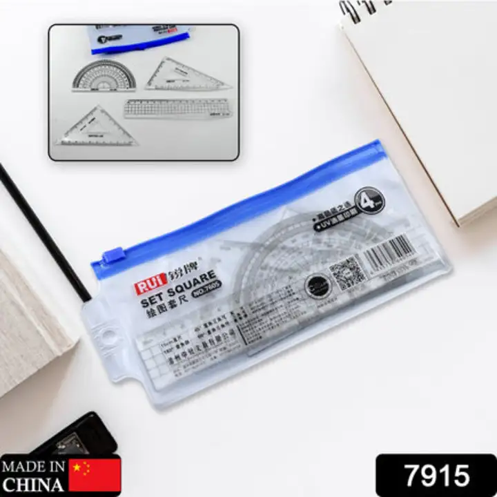 7915 Math Geometry Tool Plastic Clear Ruler Sets,... uploaded by DeoDap on 7/27/2023