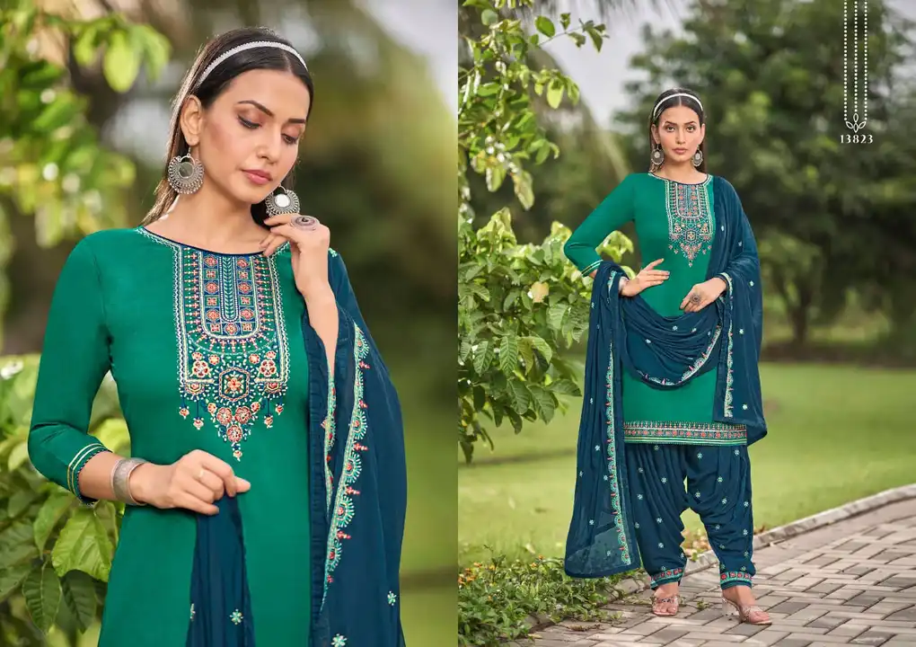 Kalaroop fashion patiyala 34 uploaded by Vishwam fabrics pvt ltd  on 7/27/2023