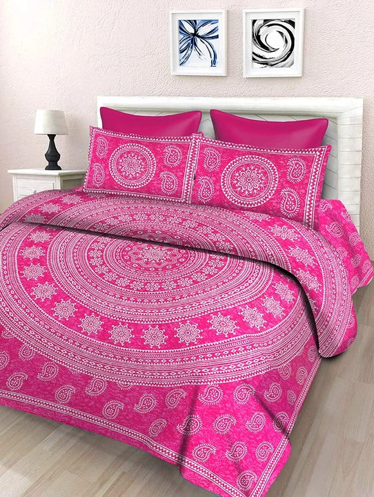 Jaipuri Design Cotton Double Bed Sheets Jaipuri Design Cotton Double Bed Sheets  uploaded by business on 7/27/2023