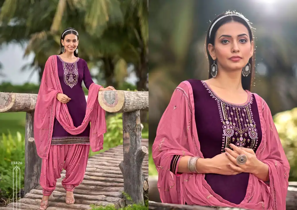 Kalaroop fashion patiyala 34 uploaded by Vishwam fabrics pvt ltd  on 7/27/2023