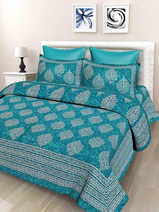 Jaipuri Design Cotton Double Bed Sheets  uploaded by business on 7/27/2023