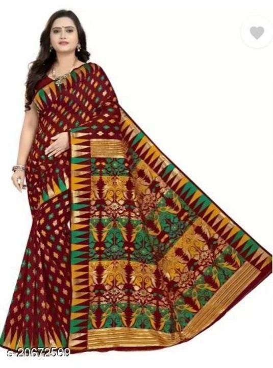 Polly cotton jamdani saree uploaded by Fashion store on 3/17/2021
