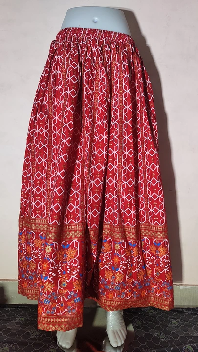 Rayon print skirt  uploaded by Vikash Fab on 7/27/2023