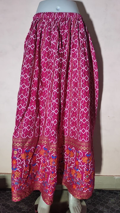 Rayon print skirt  uploaded by V-KASH FAB  on 7/27/2023