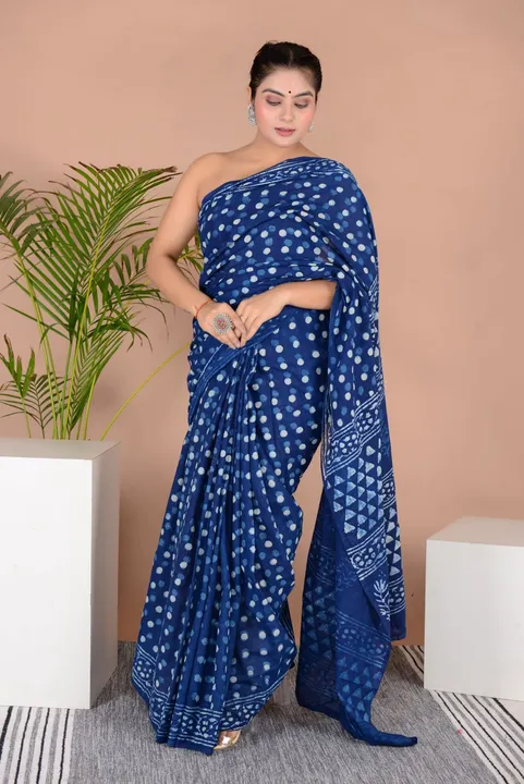 *New Exclusive collection of cotton saree* 

*Cotton mulmul*
*Soft pure cotton mulmul *Hand block pr uploaded by Ayush Handicarft on 7/27/2023