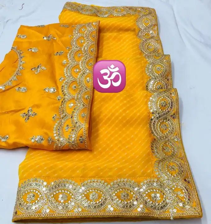 60 gram Georgette Fabric uploaded by Deepika Designer Saree on 7/27/2023