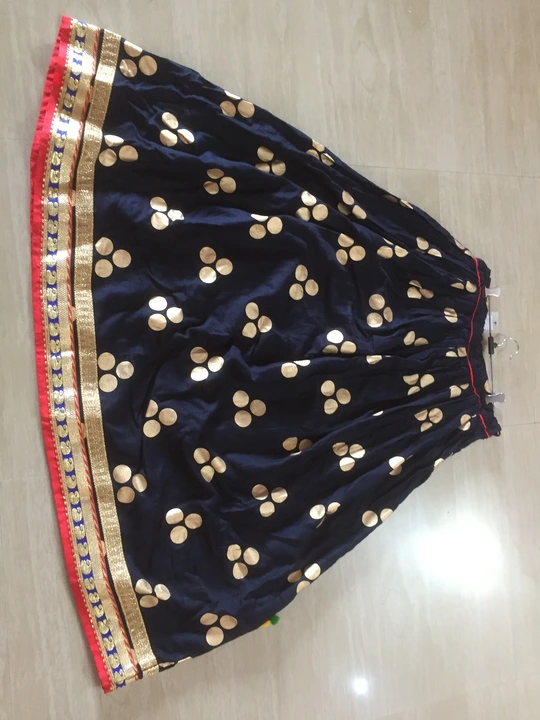 Rayon gold print skirt  uploaded by Vikash Fab on 7/27/2023
