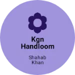 Business logo of KGN HANDLOOM RAMPUR U.P