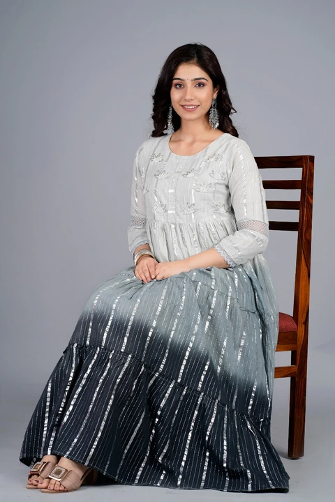 Cotton Gowan uploaded by Radha Rani creation on 7/27/2023