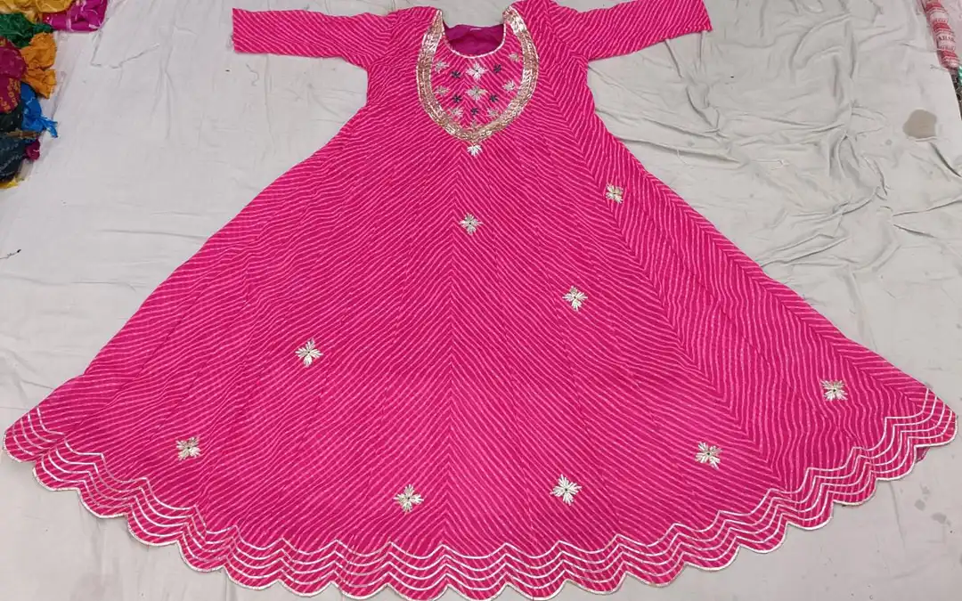 Post image Hey! Checkout my new product called
C by c 60  gram jhorgat  Anarkali with gotta work .