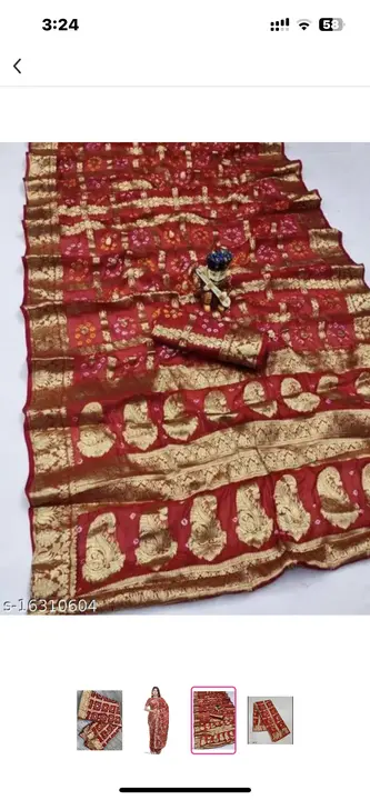 Ghatchola saree uploaded by business on 7/27/2023