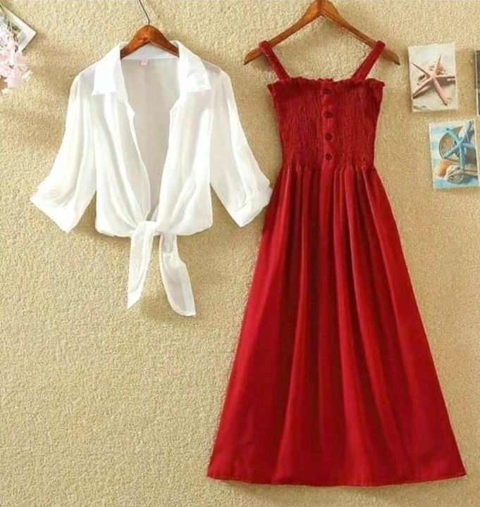 Dress + Shirt Combo uploaded by Paradise Collections on 3/17/2021