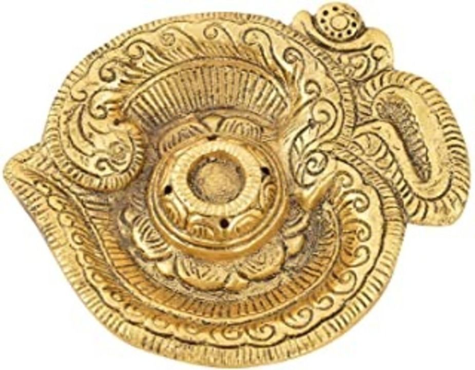 Metal Golden agarwatti, Incense Stand Holder Om Shape uploaded by RR TRADING COMPANY on 3/17/2021