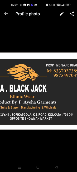 Baca blazer five peace  uploaded by A black jack ethnic wear on 7/28/2023