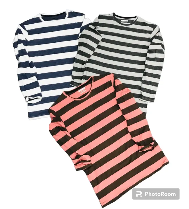 Stripes Full Sleeves Tshirt / Cod Available / Starting Price  uploaded by Hindustan Trading Company on 7/28/2023