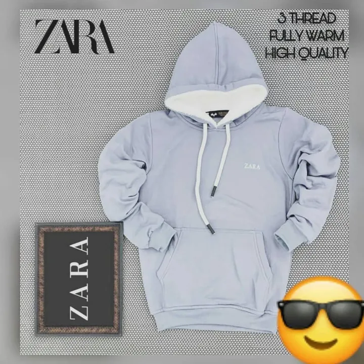 Zara plain hoodie or sweatshirts  uploaded by Panther garments - manufacturing  on 7/28/2023
