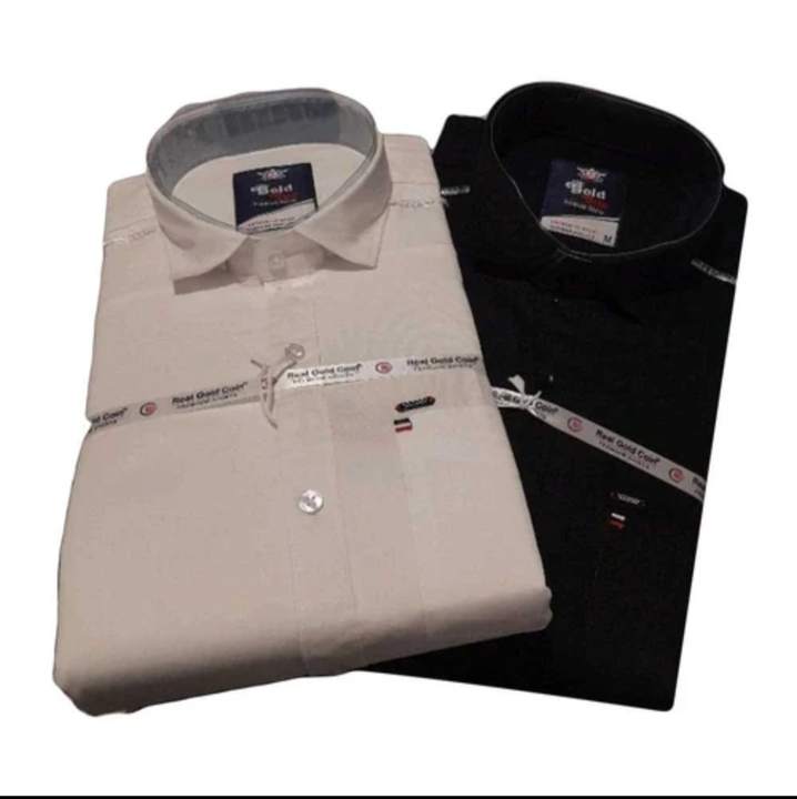 Men white and black special cotton shirt  uploaded by Bhawani garments on 7/28/2023