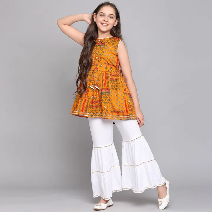 Kurta with sharara set  uploaded by Ramapir Fashion on 7/28/2023