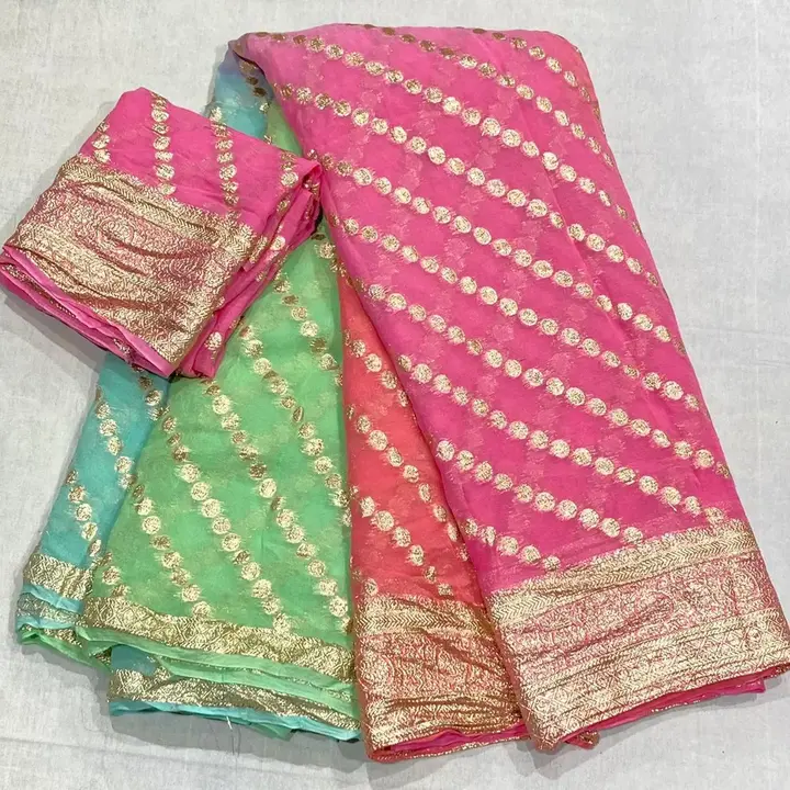 Product uploaded by Jaipuri wholesale gotta patti kurtis nd sarees on 7/28/2023