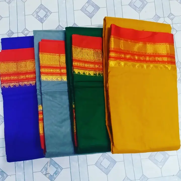 ACL tana plain saree with contrast blouse  uploaded by business on 7/28/2023