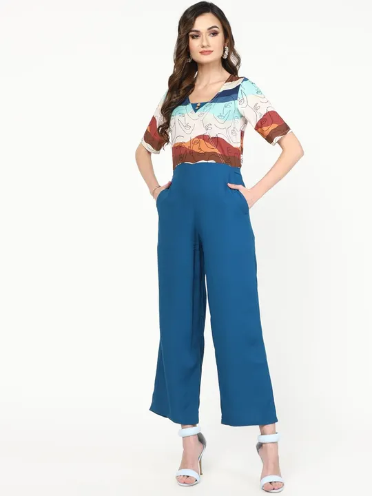 Printed and plain jumpsuit  uploaded by RAMAPIR FASHION® on 7/28/2023