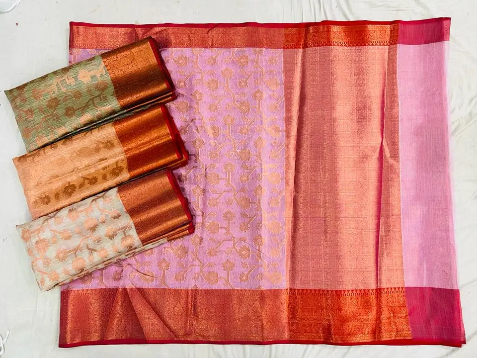 Banarsi organza saree uploaded by Ajaz textiles on 7/28/2023