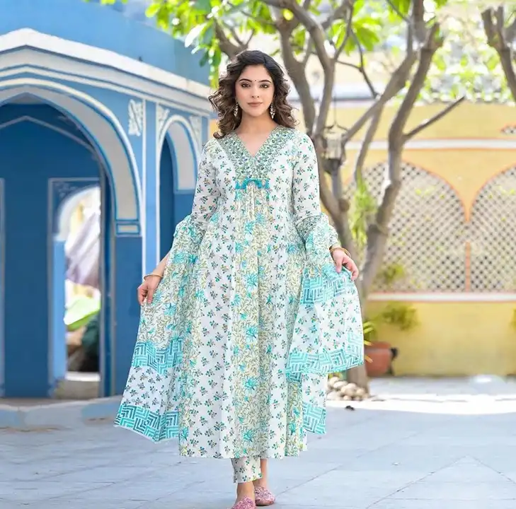 Kurti with pent and dupatta  uploaded by PANIHARI COLLECTION CENTRE on 7/28/2023