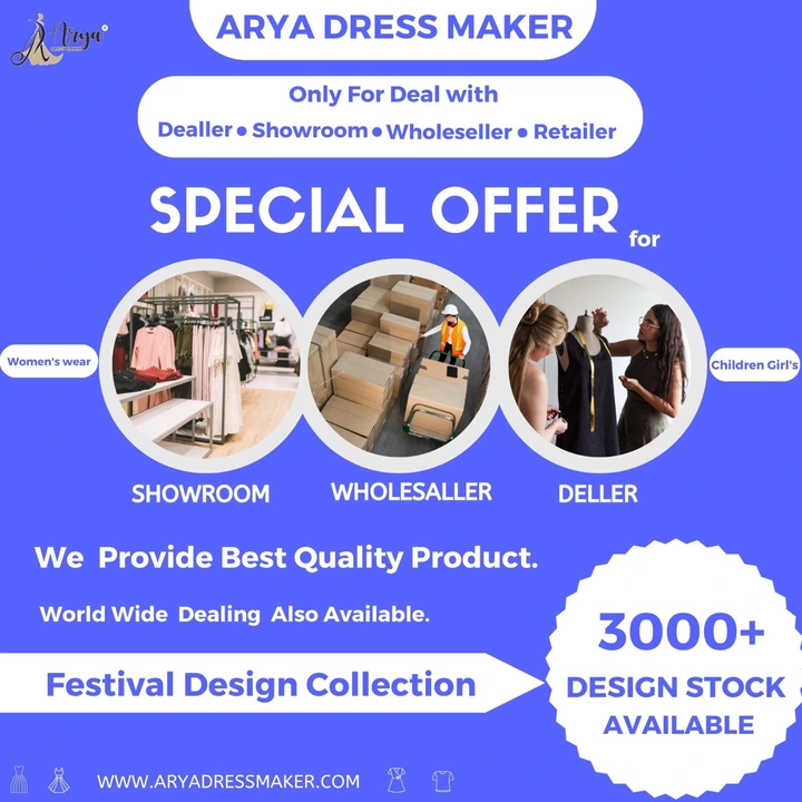 Post image Arya Dress Maker Surat Top Branded Manufacturer Of Women's &amp; Kids Wear . Like Kurtis , Gown ,Westerns Wear , Girls Kids Wear 
☎ Contact For Order 9023721815
👉 3000+ own Design Avilable
👉 Worldwide Shipping
👉 Daily New Design Update
👉 Reseller Or Wholesaler Contact Now OR Join 👇 This Group

https://chat.whatsapp.com/KHujRB9tr3yJ8I5hWOnzsq

#AryaDressMaker #new #kurti #westernwear #viralreels #newpost #womensfashion #kidswear #kidsfashion #girls #wholesale #reseller #shorts #surat #kurtimanufacturer #shopping #onlineshopping