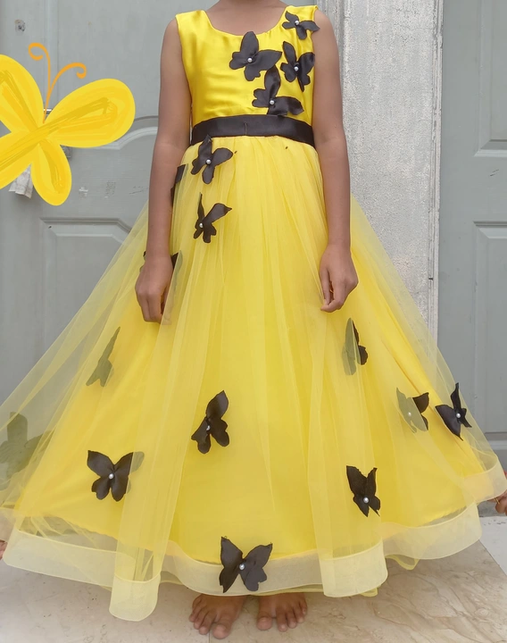 Butterfly frock  uploaded by Swarushi Fashions limited on 7/28/2023