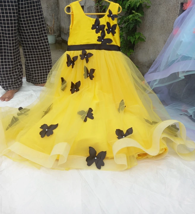 Butterfly frock  uploaded by Swarushi Fashions limited on 7/28/2023
