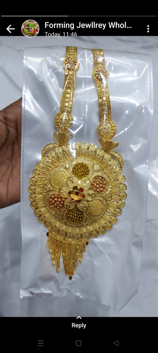 Post image Naina gold forming jewellery mfg wholesaler bulk odar only best quality best paric 6261865582 watsapp