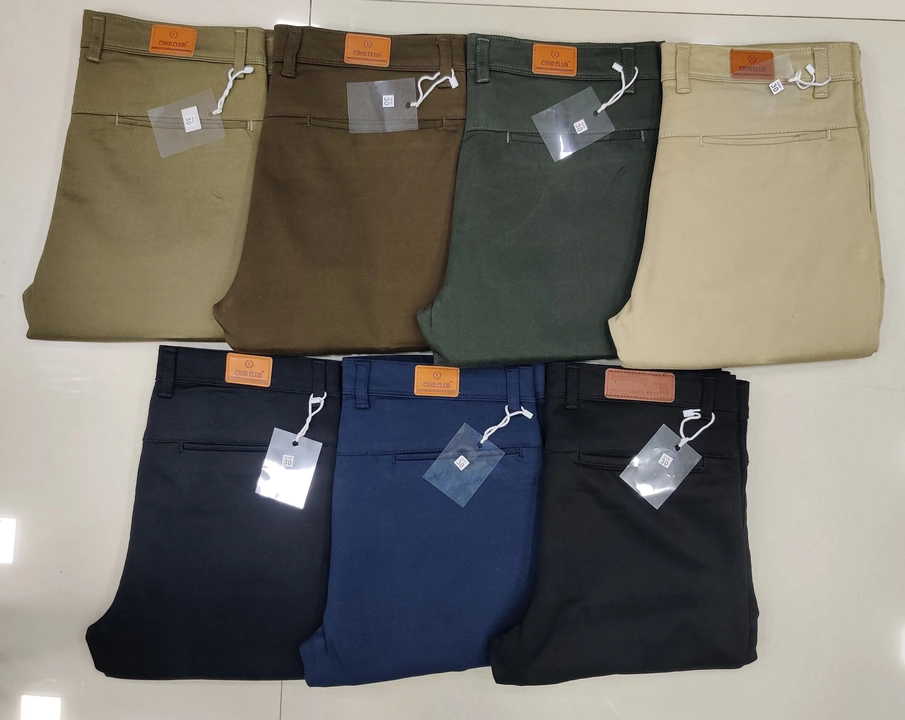 Sattern double cloth men's trouser  uploaded by PRAGANI EXPORTS on 7/28/2023