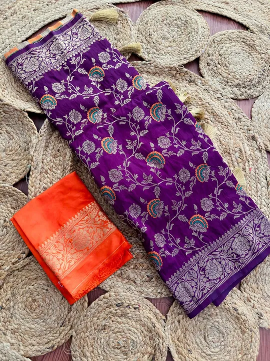 Post image Rk

*PRESENTS NEW ARRIVAL NOW IN TREND* 

 *LC:-59* 

*MAKING WOMEN HAPPY IS OUR PRIME MOTTO*

Pure Soft Khadi Georgette Silk Saree With Rich Zari n Meenakari Wooven Pallu Pairs With Fancy Tassels Having Heavy Wooven Border With All Over Zari n Meenakari Weaving in Full Saree With Contrast Blouse 

*Price only 1480/-f$ fix no less 😍