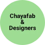 Business logo of Chayafab & Designers