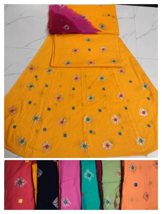 Cotton rajpooti suit  uploaded by Shri gouri rajpooti center on 7/28/2023