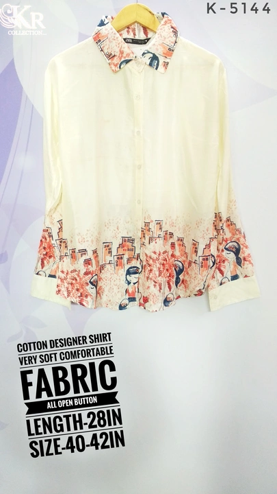 Women Designer shirt uploaded by krishna radha collection on 7/28/2023