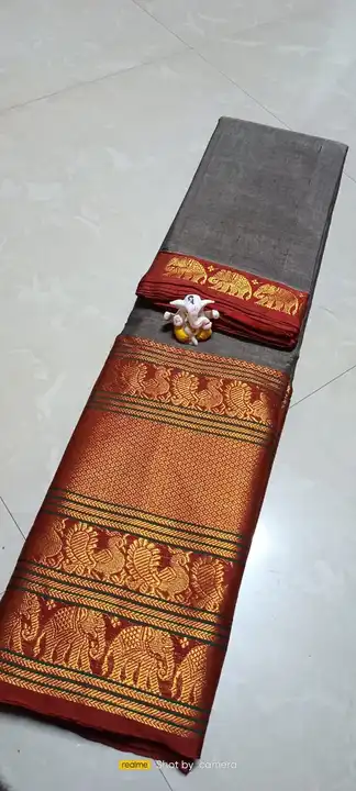Post image 💫💫💫💫
*HANDLOOMED NARAYANPET MERCERIZED COTTON DRAPES sarees*
RUNNING BLOUSE                     
Quality You Can Trust 
✨✨✨💫BIG BORDER  SAREE* Length  6.30m
🥦🥦🥦🥦🥦🥦🥦
*💫Rate@ 1099+ shipping extra 
💫Original Quality
