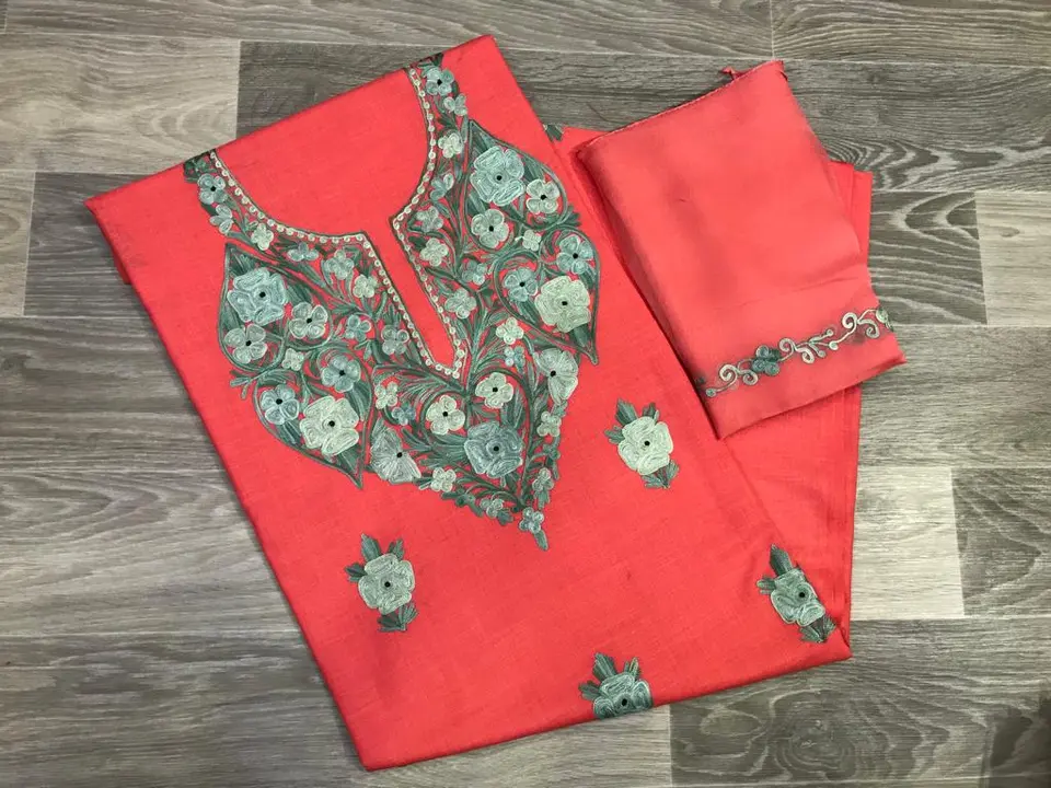 Ruby cotton. 3pc suit half pure dupatta uploaded by business on 7/28/2023