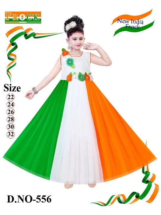 GIRLS TRICOLOR FROCK uploaded by business on 7/28/2023
