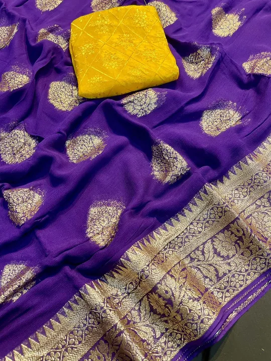 Viscose  Georgette Saree   uploaded by Miss Lifestyle on 7/28/2023