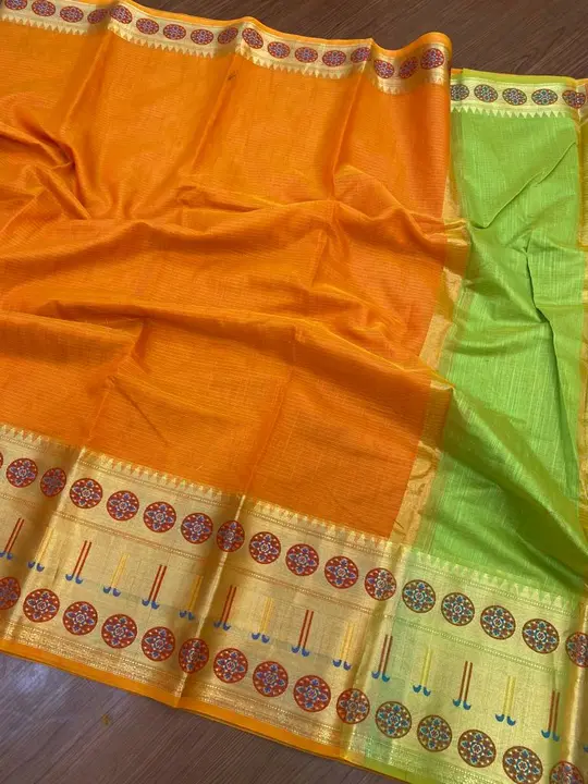 Banarasi cotton linen saree  uploaded by I.M.creation on 7/28/2023