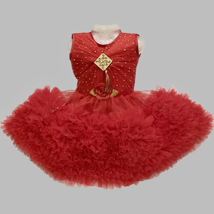 Frock orgenja red uploaded by AR KOLKATA on 7/28/2023