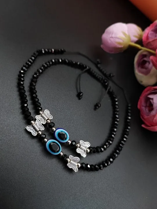 Kamaakshi evil eyes anklets  uploaded by Kamaakshi fashion collections on 7/29/2023