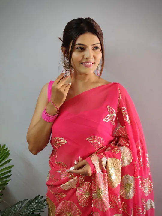 Georgette saree  uploaded by RV FASHION on 7/29/2023