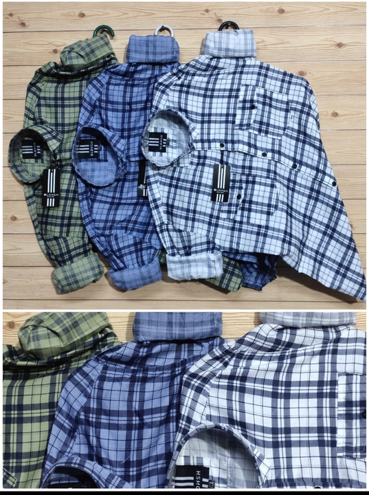 Double pocket Checks shirt  uploaded by Cotton X - Made in India  on 7/29/2023