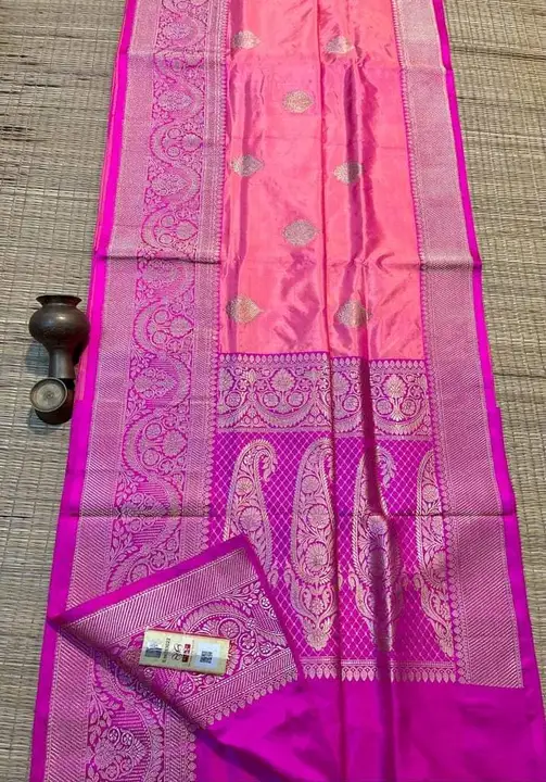 Banarasi silk katan saree handloom products  uploaded by I.M.creation on 7/29/2023