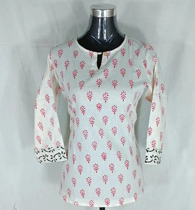 New collection of cotton Hand Block Printed TOP available...
👉dabu print
👉 bagru print

Size = 38- uploaded by Ayush Handicarft on 7/29/2023