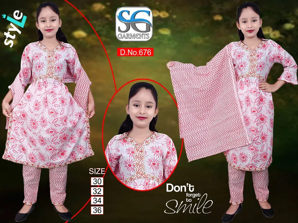 Kids dresses  uploaded by S. Style garments on 7/29/2023